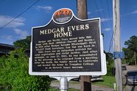 Mississippi Freedom Trail Marker am Medgar Evers Home